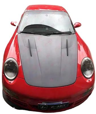 Nuovo prodotto Cappuccio in fibra di carbonio per Porsche 911 997 911 997 Motor Hatch in fibra di carbonio GT3 Style