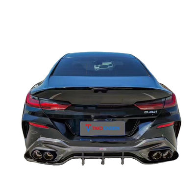 Ricambi auto per BMW Serie 8 G14 G15 G16 840i Carbon Fiber Body Kit 840i Carbon Fiber Front Scoop Diffused Spoiler Side Skirt