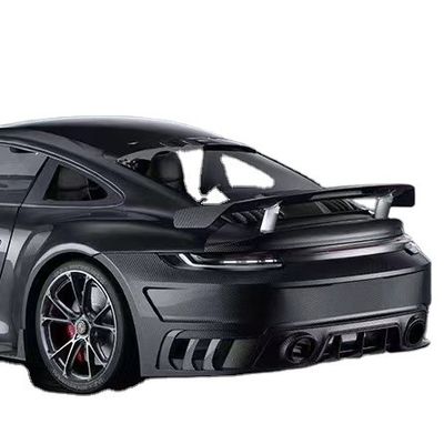Per Porsche 992 Turbo Spoiler in fibra di carbonio 992 Turbo Upgrade Paktechz Style Spoiler di copertura in fibra di carbonio