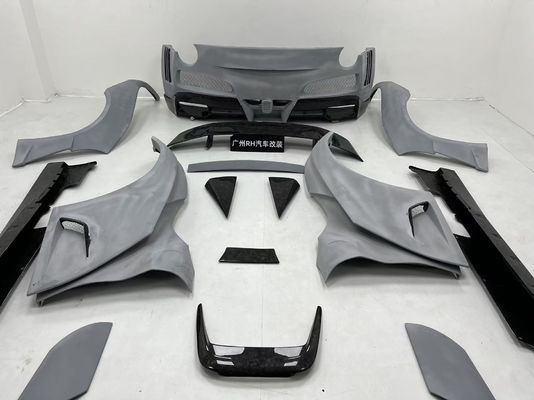 Ferrari F12 Carrozzeria in fibra di carbonio Kit F12 Novitec N-largo stile anteriore e posteriore arco del paraurti F12 spoiler del diffusore del labbro anteriore