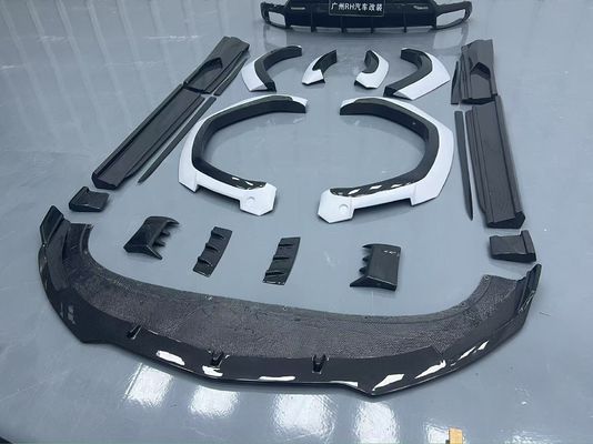 Lamborghini Urus Corpo in fibra di carbonio Kit URUS 1016 stile fibra di carbonio diffusore della bocca anteriore spoiler cappuccio arco della ruota