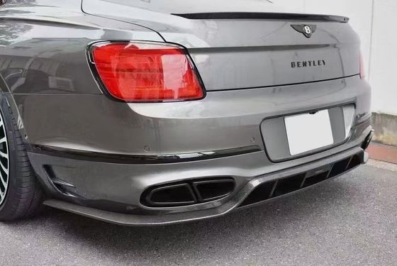 Bentley Flying Spur Corpo in fibra di carbonio Kit Flying Spur aggiornamenti stile MANSORY diffusore della bocca anteriore Spoiler cappuccio corpo kit