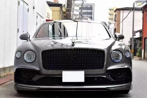 Bentley Flying Spur Corpo in fibra di carbonio Kit Flying Spur aggiornamenti stile MANSORY diffusore della bocca anteriore Spoiler cappuccio corpo kit