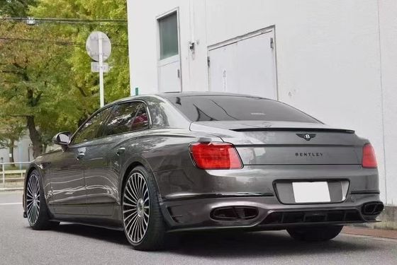 Bentley Flying Spur Corpo in fibra di carbonio Kit Flying Spur aggiornamenti stile MANSORY diffusore della bocca anteriore Spoiler cappuccio corpo kit