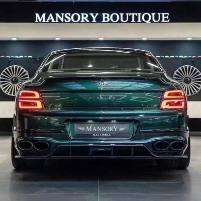 Bentley Flying Spur Corpo in fibra di carbonio Kit Flying Spur aggiornamenti stile MANSORY diffusore della bocca anteriore Spoiler cappuccio corpo kit