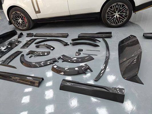 Land Rover Range Rover Kit corpo in fibra di carbonio Range Rover Modernizzato diffusore della bocca anteriore in stile Mansory Spoiler cappuccio ruota arco gonna laterale