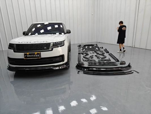 Land Rover Range Rover Kit corpo in fibra di carbonio Range Rover Modernizzato diffusore della bocca anteriore in stile Mansory Spoiler cappuccio ruota arco gonna laterale