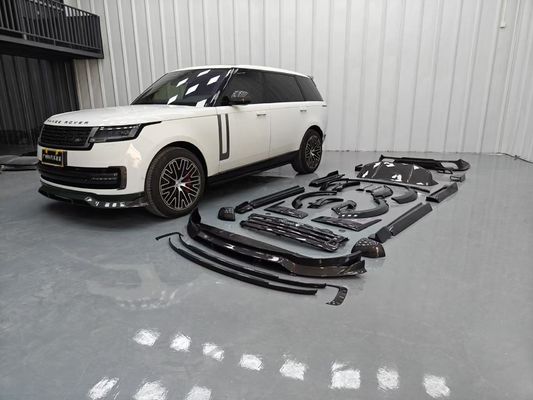 Land Rover Range Rover Kit corpo in fibra di carbonio Range Rover Modernizzato diffusore della bocca anteriore in stile Mansory Spoiler cappuccio ruota arco gonna laterale