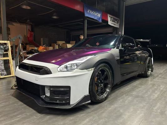 Nissan GTR Corpo in fibra di carbonio Kit GTR r35 Modernizzato 2024nismo stile spoiler paraurti anteriori e posteriori paraurti del cofano paraurti del cofano