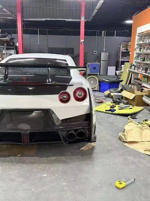 Nissan GTR Corpo in fibra di carbonio Kit GTR r35 Modernizzato 2024nismo stile spoiler paraurti anteriori e posteriori paraurti del cofano paraurti del cofano