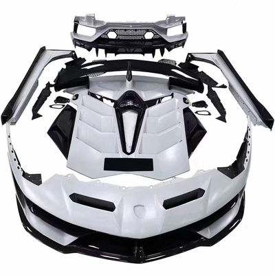 Per Lamborghini Aventador LP700 LP720 Carbon Fiber Body Kit Aventador Modernizzato Stile SVJ Front e Rear Bumper Spoiler Body Kit