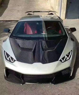 Per Lamborghini LP580 LP610 EVO Cappuccio in fibra di carbonio LP580 LP610 EVO 1016 Tipo Copertura motore in fibra di carbonio