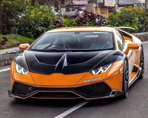 Per Lamborghini LP580 LP610 EVO Cappuccio in fibra di carbonio LP580 LP610 EVO 1016 Tipo Copertura motore in fibra di carbonio