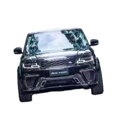 Runde ASPEC Style CF&amp; FRP Wide Body Kit Front Bumper Rear Bumper Side Skirt Fender per Land Rover RANGE ROVE SPORT 2014-2017