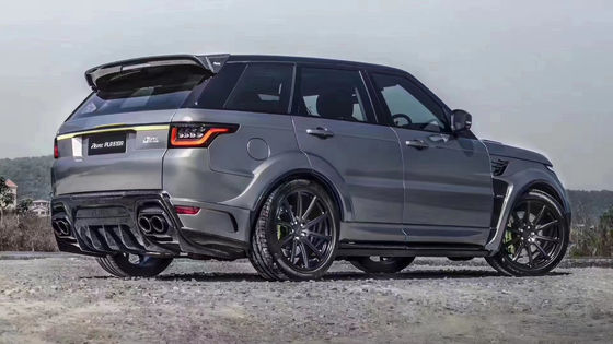 Runde ASPEC Style CF&amp; FRP Wide Body Kit Front Bumper Rear Bumper Side Skirt Fender per Land Rover RANGE ROVE SPORT 2014-2017