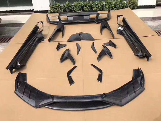 Per Lamborghini LP580 LP610 Carbon Fiber Body Kit LP580 LP610 Upgraded MSY Style Front Lip Diffuser Spoiler Side Skirt