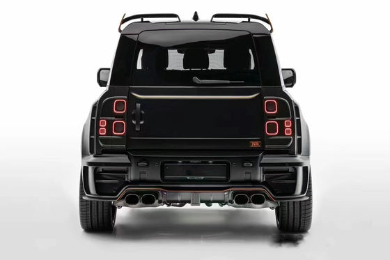 Per il Land Rover Defender Kit corpo in fibra di carbonio Defender aggiornamenti di stile MSY Lips Diffuser spoiler Kit di fibra di carbonio widebody