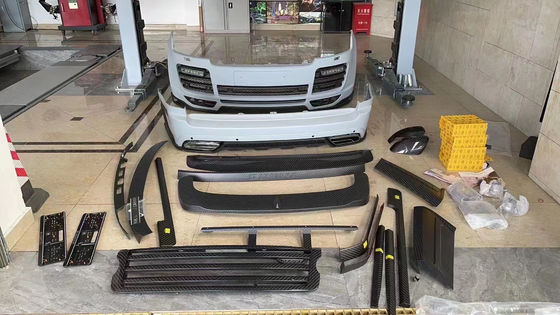 Black Range Rover Bodykits 240mm Carbon Fiber Widebody Kit 2019-