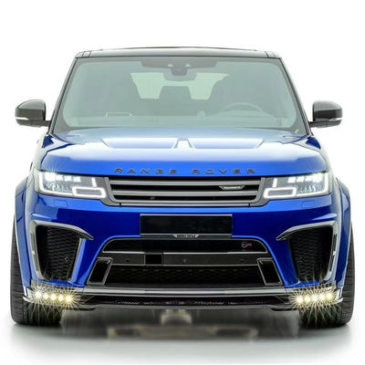 Sostituzione Riparazione Land Rover Body Kit 2017 - 2019 Spoiler Hood Resina Fibre Front Lip