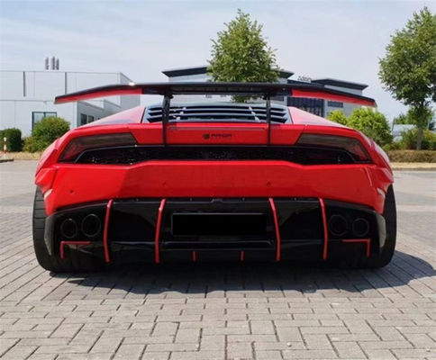 Per Lamborghini LP580 LP610 Kit widebody in fibra di carbonio LP580 LP610 Modernizzato in stile PD Front and Rear Bumper Spoiler Widebody