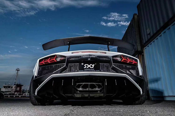 Per Lamborghini Aventador LP700 Carbon Fiber Body Kit LP700 Upgraded LB-style Side Skirt Spoiler Wheel Arch