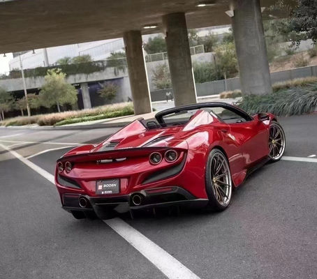 Novit Style Carbon Fiber Body Kit per Ferrari F8 Carbon Fiber Body Kit Front Shovel Rear Diffuser Spoiler