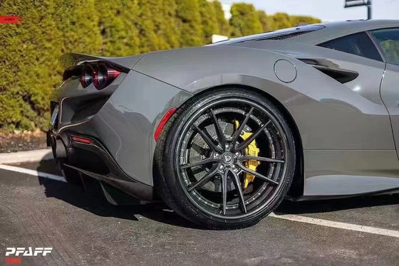 Novit Style Carbon Fiber Body Kit per Ferrari F8 Carbon Fiber Body Kit Front Shovel Rear Diffuser Spoiler