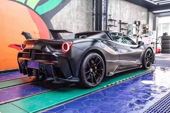 Ricambi auto per Ferrari 488 Body Kit 488 Upgraded MSY Style Front e Rear Bumper Spoiler Carbon Fiber Body Kit