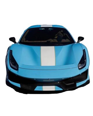 Ricambi per auto Ferrari 488 Kit di carrozzeria 488 Modernizzato PistA-stile anteriore e posteriore Bumper Bonnet Spoiler Carbon Fiber Body Kit