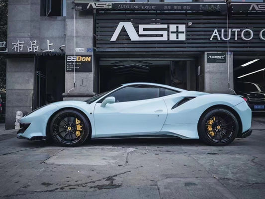 Ricambi per auto Ferrari 488 Kit di carrozzeria 488 Modernizzato PistA-stile anteriore e posteriore Bumper Bonnet Spoiler Carbon Fiber Body Kit