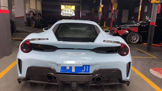 Ricambi per auto Ferrari 488 Kit di carrozzeria 488 Modernizzato PistA-stile anteriore e posteriore Bumper Bonnet Spoiler Carbon Fiber Body Kit
