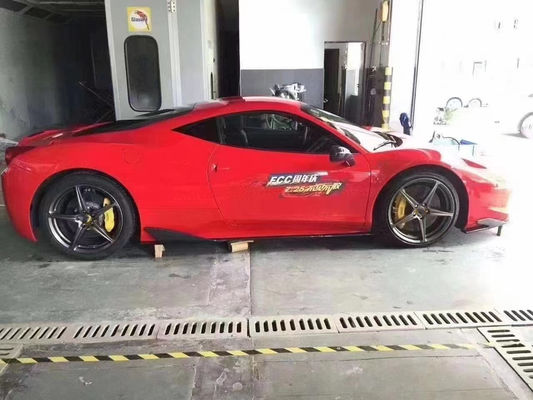 Per la Ferrari 458 Kit corpo in fibra di carbonio 458 Kit corpo in fibra di carbonio davanti diffusore di labbra spoiler gonna laterale