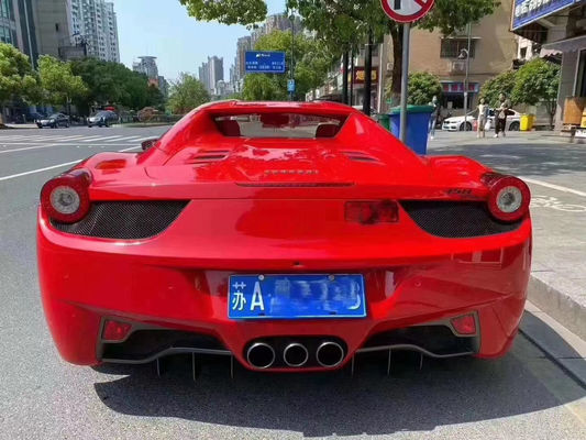 Per la Ferrari 458 Kit corpo in fibra di carbonio 458 Kit corpo in fibra di carbonio davanti diffusore di labbra spoiler gonna laterale
