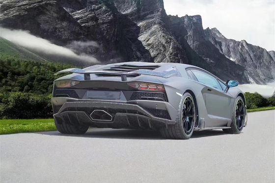 Kit di carrozzeria in fibra di carbonio per Lamborghini LP740S LP740S Upgrade Upgraded MSY Style Front Shovel Diffuser Spoiler Body