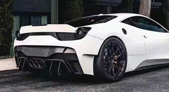 Per Ferrari 458 Carrozzeria in fibra di carbonio 458 Modernizzato stile VORS Anteriore e posteriore copribatterio spoiler laterale gonna corpo kit