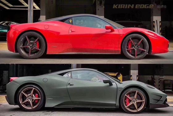 Ricambi auto per Ferrari 458 Body Kit 458 Misha stile aggiornato Anteriore e posteriore paraurti laterale gonna cappuccio spoiler body kit