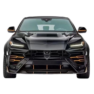 Per Lamborghini Urus Carrozzeria in fibra di carbonio Urus Upgraded VORS Style Carrozzeria frontale diffusore di labbra spoiler Hood con corpo largo