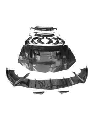 Per Lamborghini Urus Carrozzeria in fibra di carbonio Urus Upgraded VORS Style Carrozzeria frontale diffusore di labbra spoiler Hood con corpo largo