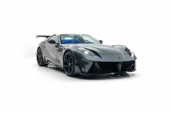 Per Ferrari 812 Carrozzeria in fibra di carbonio Kit 812 Modernizzato stile MSY Fibra di carbonio anteriore e posteriore coprifocale spoiler ala
