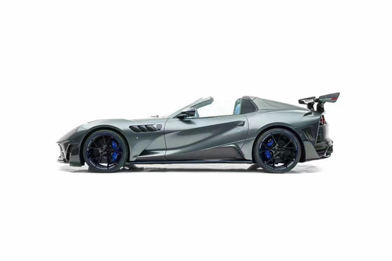 Per Ferrari 812 Carrozzeria in fibra di carbonio Kit 812 Modernizzato stile MSY Fibra di carbonio anteriore e posteriore coprifocale spoiler ala