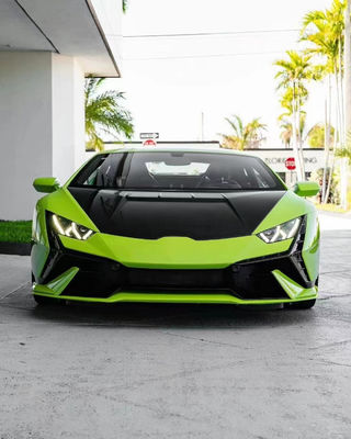 Per Lamborghini LP580 LP610 EVO Carbon Fiber Body Kit LP580 LP610 EVO Upgraded TecNIA-style Front Bumper Body Kit