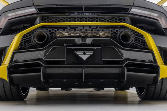 Per Lamborghini STO Carbon Fiber Body Kit STO Upgraded Vors Style Front Lip Diffuser Side Skirt Hood Carbon Fiber Body Kit