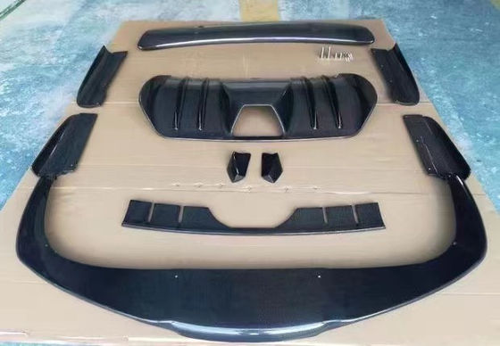 Per Ferrari F430 Body Kit F430 HAMANN Upgraded Style Frontale Paletta Diffusore Spoiler Side Skirt F430 Carbon Fiber Body Kit