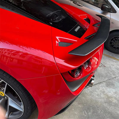 Per Ferrari F8 Spoiler in fibra di carbonio F8 Upgraded Novi Style Carbon Fiber Tail Spoiler