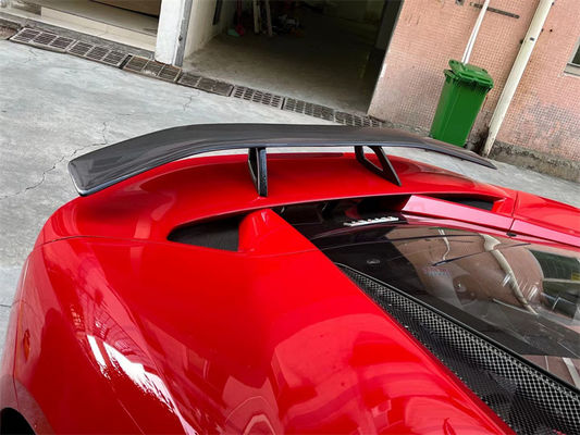 Per Ferrari F8 Spoiler in fibra di carbonio F8 Upgraded Novi Style Carbon Fiber Tail Spoiler