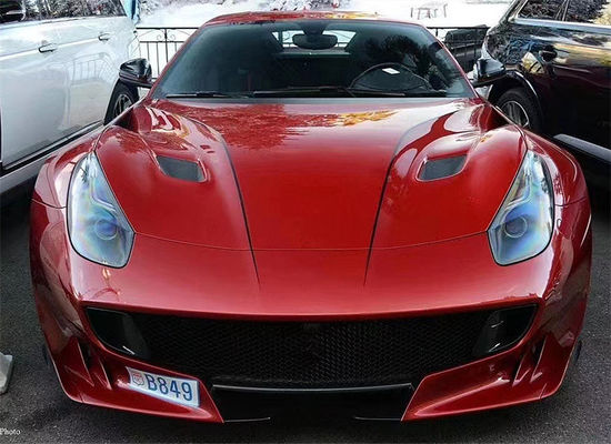 Per Ferrari F12 Fibra di carbonio cappuccio F12 TDF stile aggiornato Fibra di carbonio cappuccio corpo kit