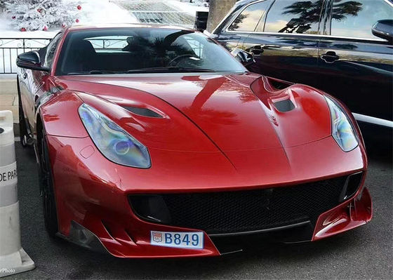 Per Ferrari F12 Fibra di carbonio cappuccio F12 TDF stile aggiornato Fibra di carbonio cappuccio corpo kit