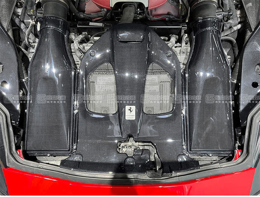 Ricambi auto per Ferrari 812 Interiore in fibra di carbonio 812 Protezione della botola del motore in fibra di carbonio