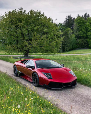 Fibra di carbonio Lamborghini Murcielago LP640 Body Kit LP670-Style Spoilers