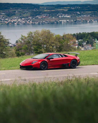 Fibra di carbonio Lamborghini Murcielago LP640 Body Kit LP670-Style Spoilers